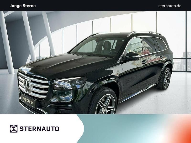 Metalliclack smaragdgrün Gebraucht 2024 Mercedes GLS450 AMG line SUV | 107.759 € - Bild 1/4