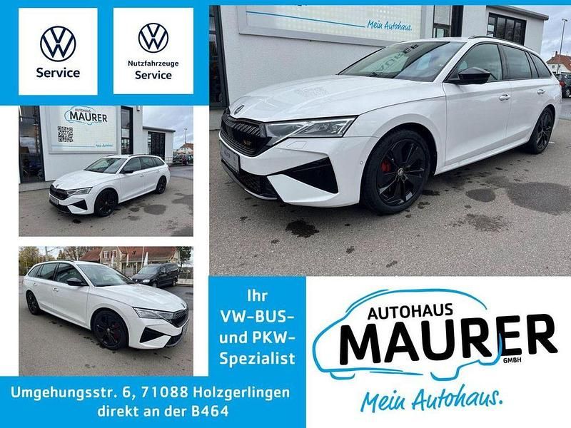 Candy weiß Gebraucht 2024 Skoda Octavia RS Kombi | 36.930 € (Guter Preis) - Bild 1/4