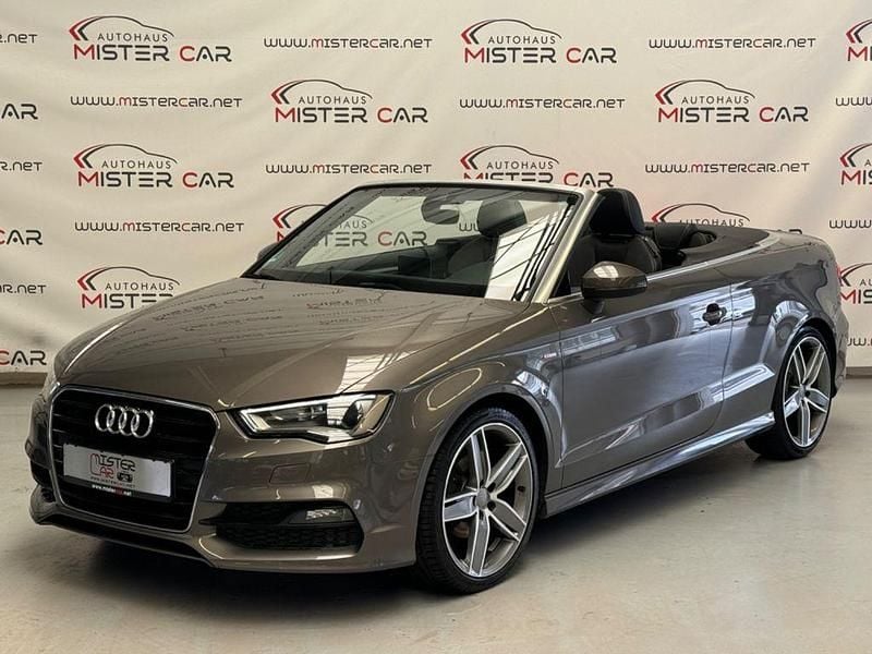 Grau Gebraucht 2016 Audi A3 Cabriolet S-Line Cabrio | 16.490 € (Guter Preis) - Bild 1/4