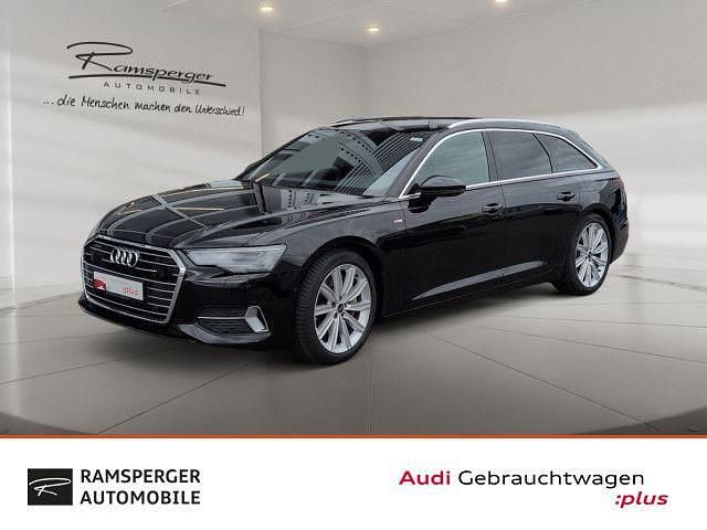 Brillantschwarz Gebraucht 2022 Audi A6 Ambiente Kombi | 31.880 € (Guter Preis) - Bild 1/4