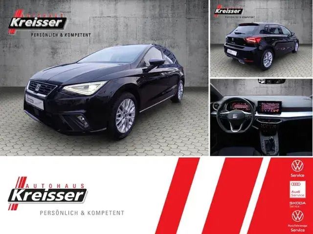 Schwarz (mitternachtschwarz) Gebraucht 2024 Seat Ibiza FR-Line Limousine | 18.390 € (Fairer Preis) - Bild 1/4