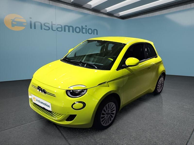 Gelb Neu 2025 Fiat 500e Kleinwagen | 31.249 € (Teuer) - Bild 1/4
