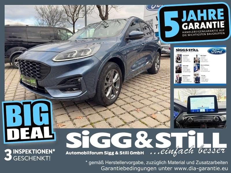 Chromablau metallic Gebraucht 2022 Ford Kuga ST-Line X SUV | 25.250 € (Fairer Preis) - Bild 1/4