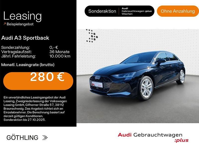 Metallic Gebraucht 2024 Audi A3 Sportback Advanced Limousine | 31.999 € (Guter Preis) - Bild 1/4