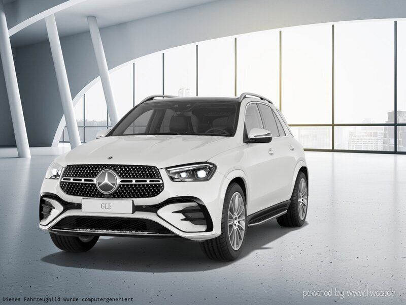 Polarweiß Gebraucht 2024 Mercedes GLE450 AMG AMG line SUV | 107.900 € - Bild 1/4