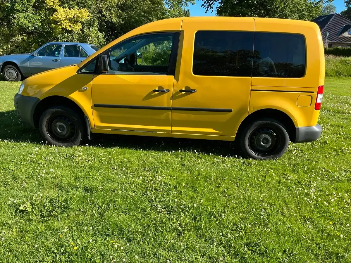 Gebraucht VW Caddy 69 PS (50 kW) 2007 Gelb Van / Kleinbus
