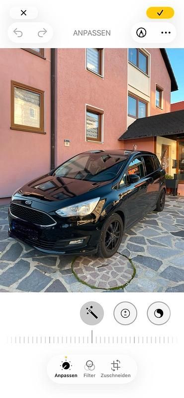 Gebraucht Ford Grand C-Max 125 PS (91 kW) 2018 Schwarz Van / Kleinbus