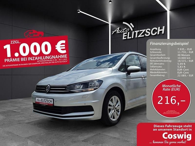 Silber Gebraucht 2021 VW Touran Comfortline Van / Kleinbus | 26.450 € (Fairer Preis) - Bild 1/3