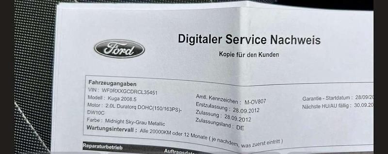 Gebraucht Ford Kuga Titanium 163 PS (119 kW) 2012 SUV