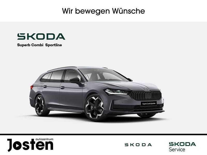 Onyxschwarz metallic Neu 2025 Skoda Superb SportLine Kombi | 51.990 € (Fairer Preis) - Bild 1/3