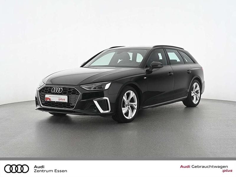 Schwarz Gebraucht 2022 Audi A4 S-Line Kombi | 27.880 € (Guter Preis) - Bild 1/3