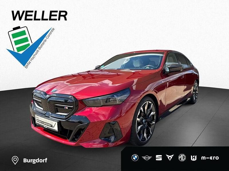 Rot Gebraucht 2024 BMW i5 Performance Limousine | 70.450 € - Bild 1/4