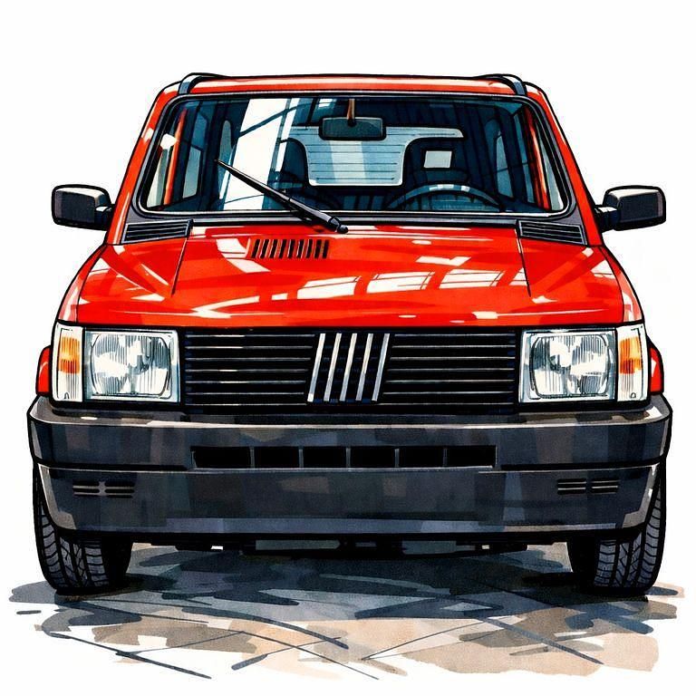 Gebraucht Fiat Panda 45 PS (33 kW) 1988 Rot Kleinwagen