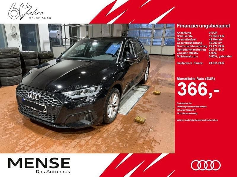 Gebraucht Audi A3 Basis 150 PS (110 kW) 2022 Brillantschwarz Limousine