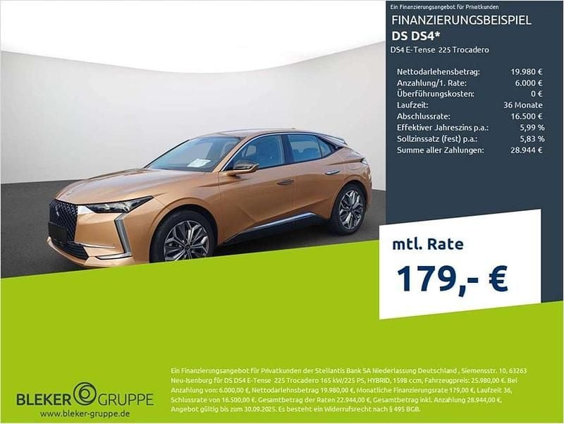Kupfergold Gebraucht 2022 DS Automobiles DS4 Trocadero Limousine | 24.580 € (Guter Preis) - Bild 1/3