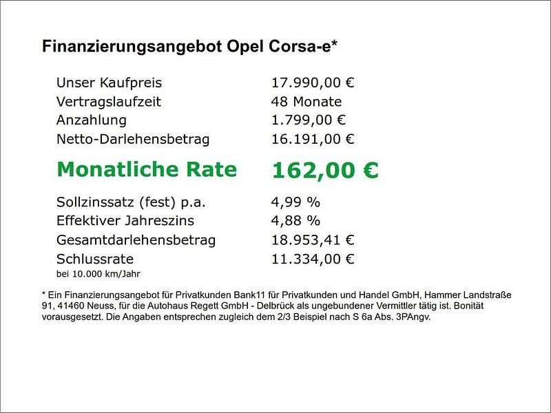 Gebraucht Opel Corsa-e Elegance 100 kW (136 PS) 2022 Orange Kleinwagen
