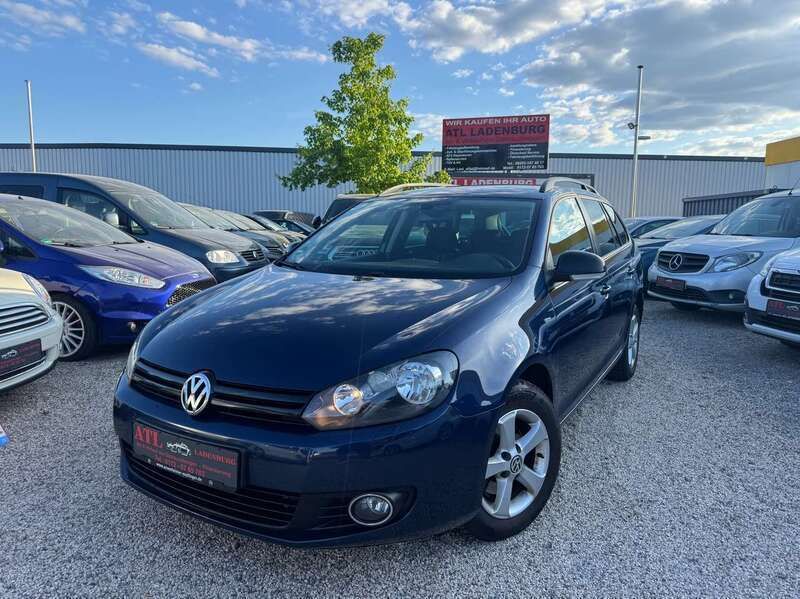 Tempest blue metallic Gebraucht 2012 VW Golf VII Match Kombi | 5.950 € (Guter Preis) - Bild 1/4