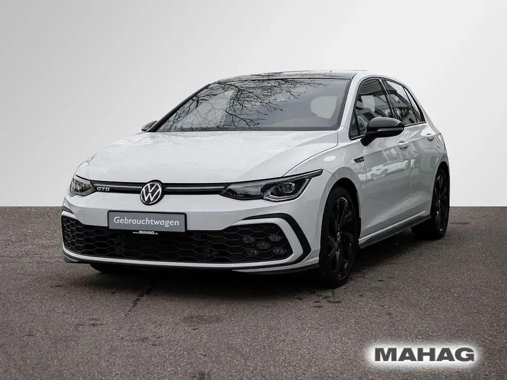 Gebraucht VW Golf VIII GTD 200 PS (147 kW) 2024 Weiß Limousine