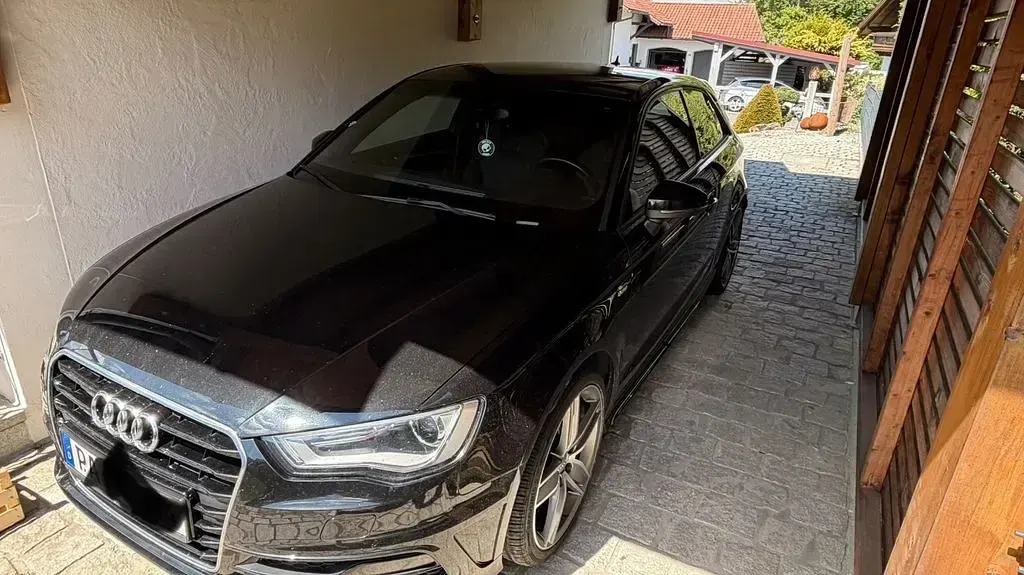Brugt Audi A3 S-Line 179 HK (131 kW) 2014 Sort Sedan