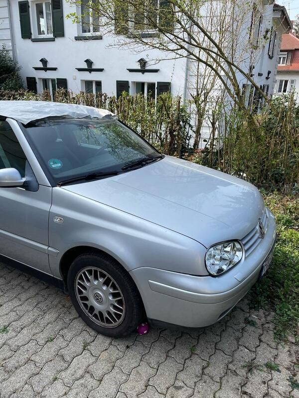 Silber Gebraucht 2001 VW Golf Cabriolet Highline Cabrio | 1.899 € (Superpreis) - Bild 1/4