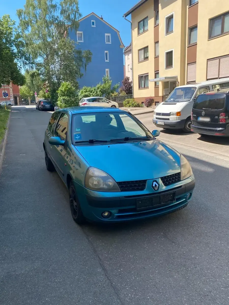 Gebraucht Renault Clio II 75 PS (55 kW) 2003 Blau Kleinwagen
