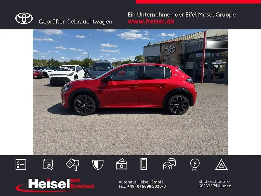 Gebraucht Peugeot e-208 GT 100 kW (136 PS) 2023 Rot Kleinwagen