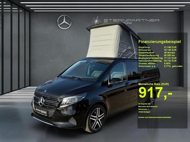 Schwarz Gebraucht 2024 Mercedes V300 Marco Polo Van / Kleinbus | 84.990 € - Bild 1/3