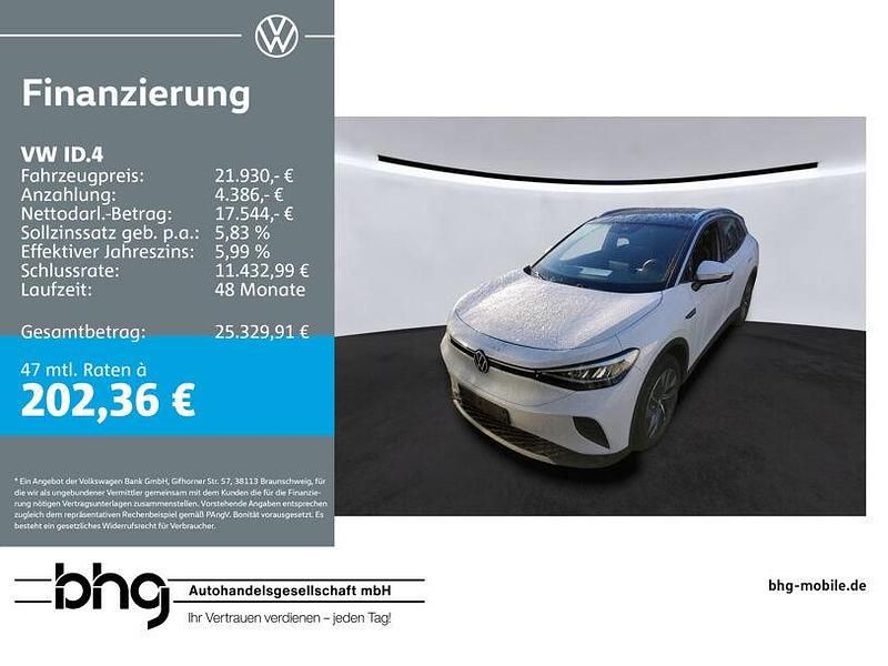 Gebraucht VW ID.4 Pure 108 kW (148 PS) 2022 Schwarz SUV