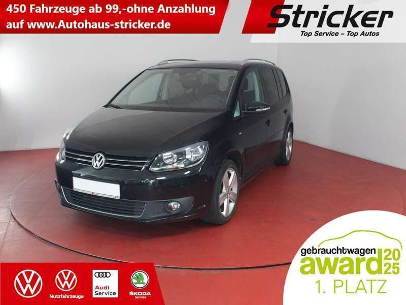 Schwarz Gebraucht 2015 VW Touran Comfortline Van / Kleinbus | 10.950 € (Superpreis) - Bild 1/4