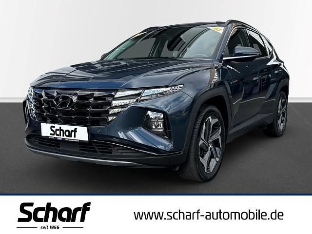Blau Gebraucht 2022 Hyundai Tucson Trend SUV | 23.890 € (Superpreis) - Bild 1/4