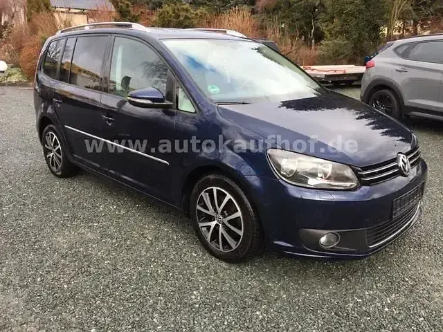 Gebraucht VW Touran Highline 140 PS (102 kW) 2012 Blau Van / Kleinbus