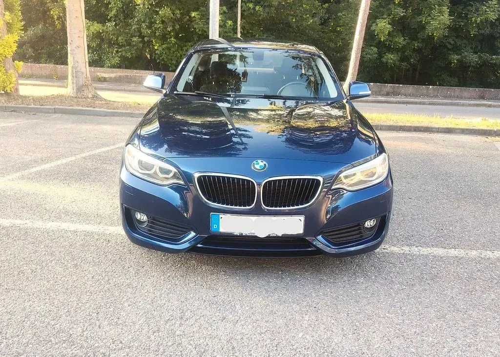 Gebraucht BMW 218 Comfort Edition 150 PS (110 kW) 2017 Blau Coupé