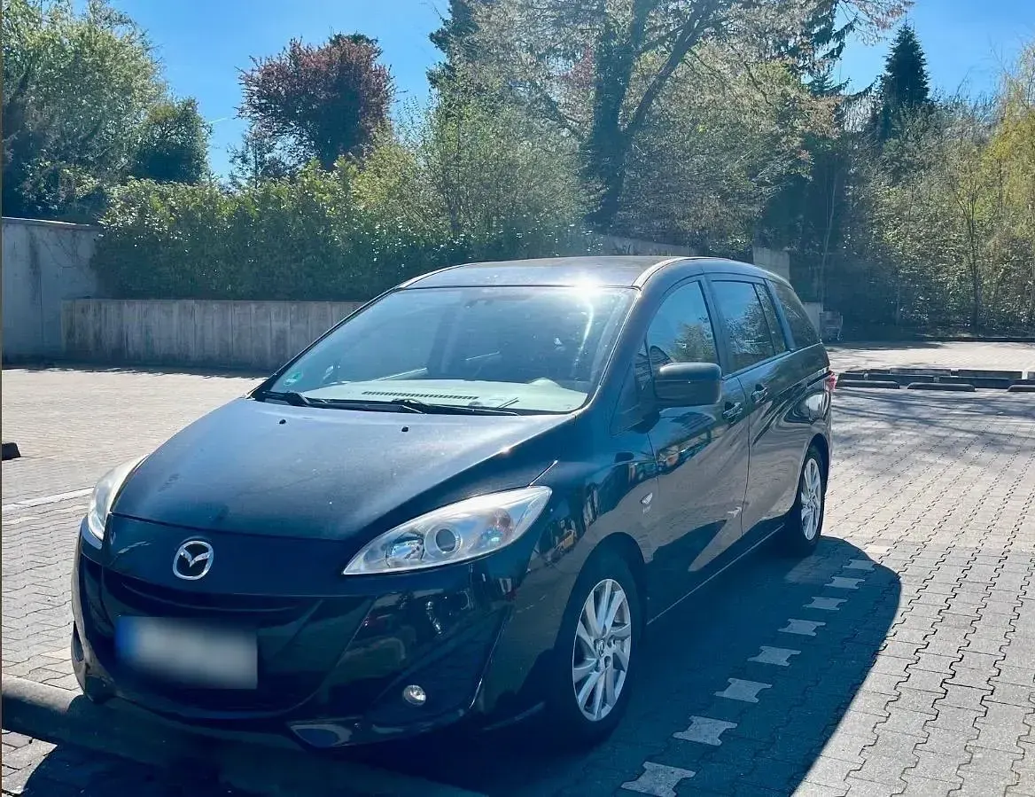 Gebraucht Mazda 5 116 PS (85 kW) 2012 Schwarz Van / Kleinbus