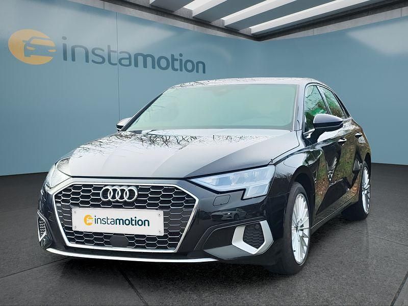 Schwarz Gebraucht 2022 Audi A3 Sportback e-tron Kleinwagen | 22.599 € (Guter Preis) - Bild 1/4