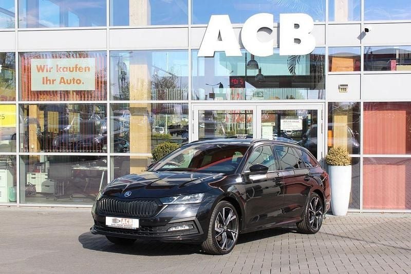 Gebraucht Skoda Octavia SportLine 210 PS (154 kW) 2023 Cerna magic/black magic (metallic) Kombi