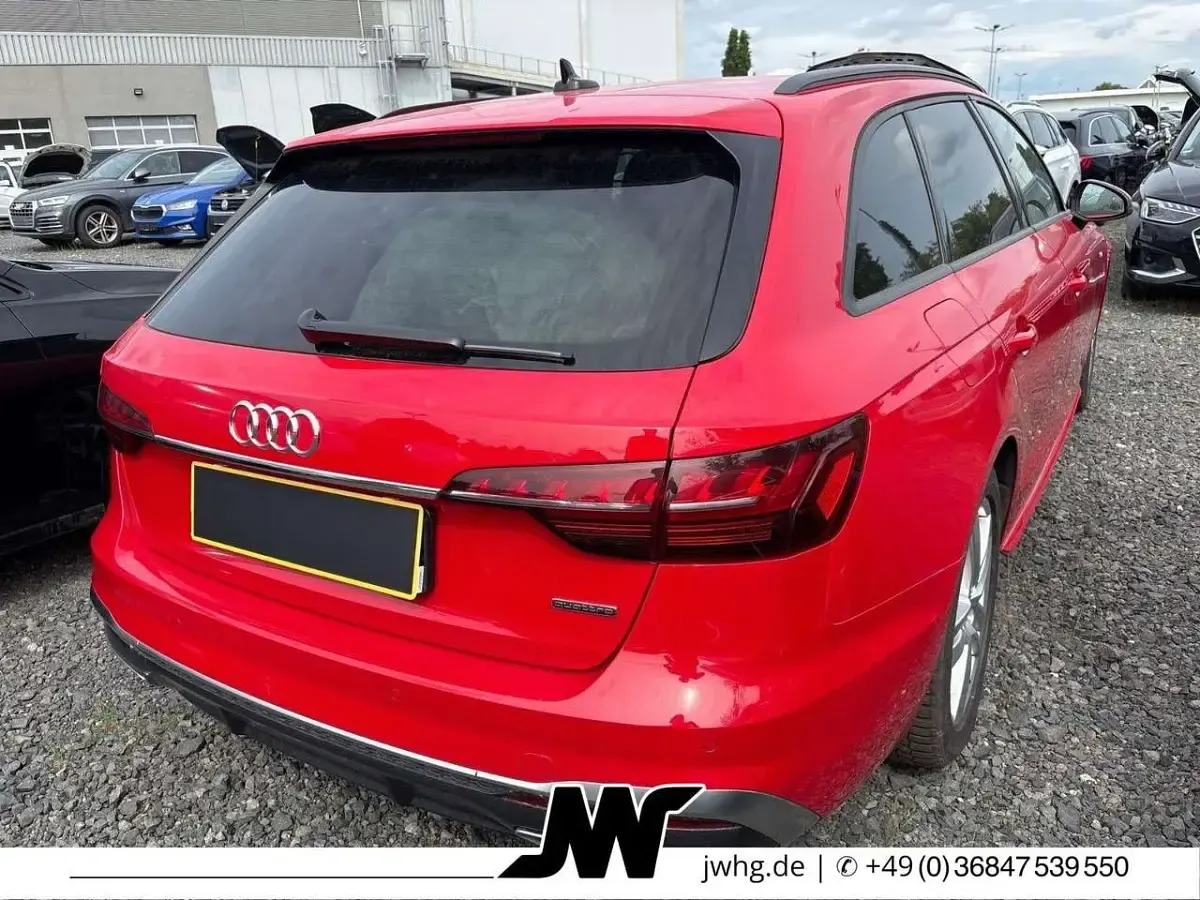 Brugt Audi A4 S-Line 204 HK (150 kW) 2022 Rød Stationcar