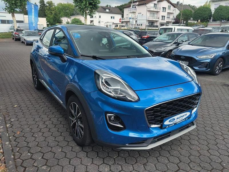 Blau Gebraucht 2021 Ford Puma Titanium SUV | 17.990 € (Fairer Preis) - Bild 1/4