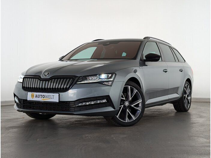 Business grau Gebraucht 2021 Skoda Superb | 29.360 € (Fairer Preis) - Bild 1/4