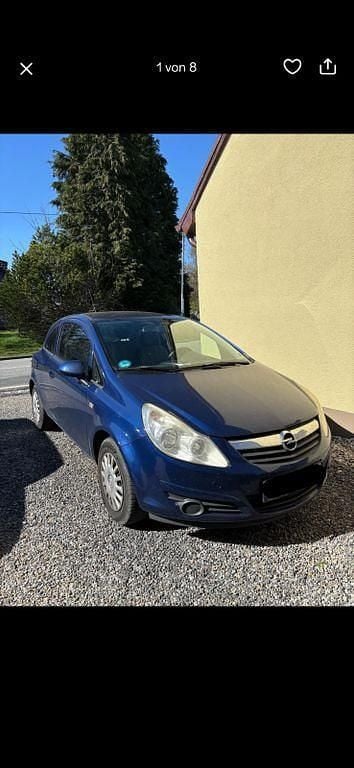 Blau Gebraucht 2008 Opel Corsa Limousine | 1.100 € (Superpreis) - Bild 1/4