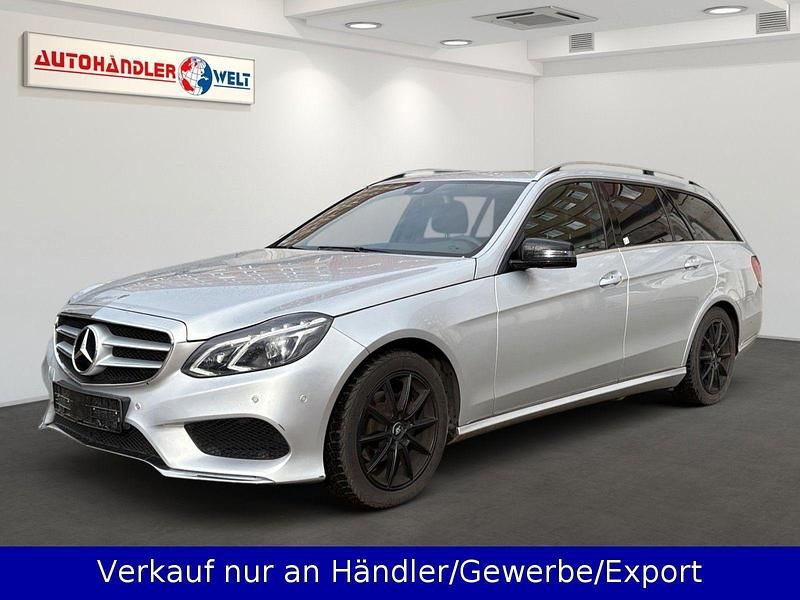 Silber Gebraucht 2014 Mercedes E220 AMG line Kombi | 12.499 € (Superpreis) - Bild 1/3