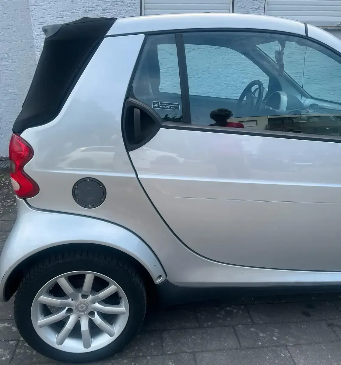 Używany Smart ForTwo Cabrio 45 KM (33 kW) 2004 Srebrny Kabriolet