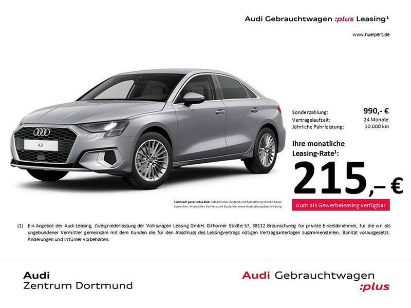 Silber Gebraucht 2024 Audi A3 Advanced Limousine | 28.211 € (Superpreis) - Bild 1/4