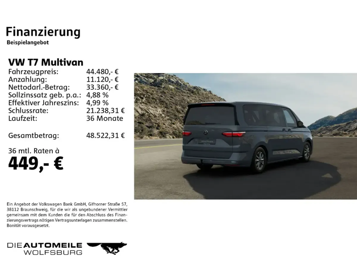 Käytetty VW Multivan Life 150 HP (110 kW) 2024 Tila-auto
