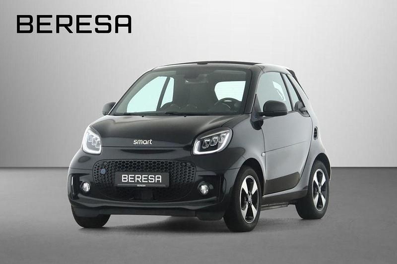 Schwarz Gebraucht 2021 Smart ForTwo Electric Drive Passion Exclusive Cabrio | 13.480 € (Fairer Preis) - Bild 1/4