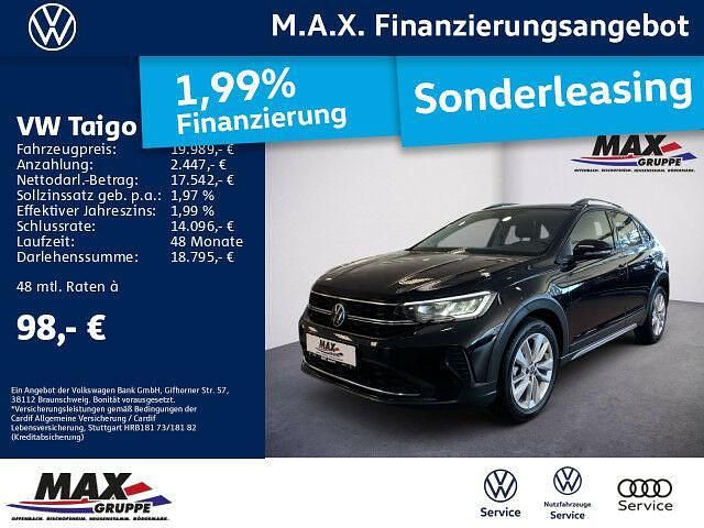 Deep black perleffekt (metallic) Gebraucht 2023 VW Taigo Move SUV | 19.989 € (Fairer Preis) - Bild 1/2