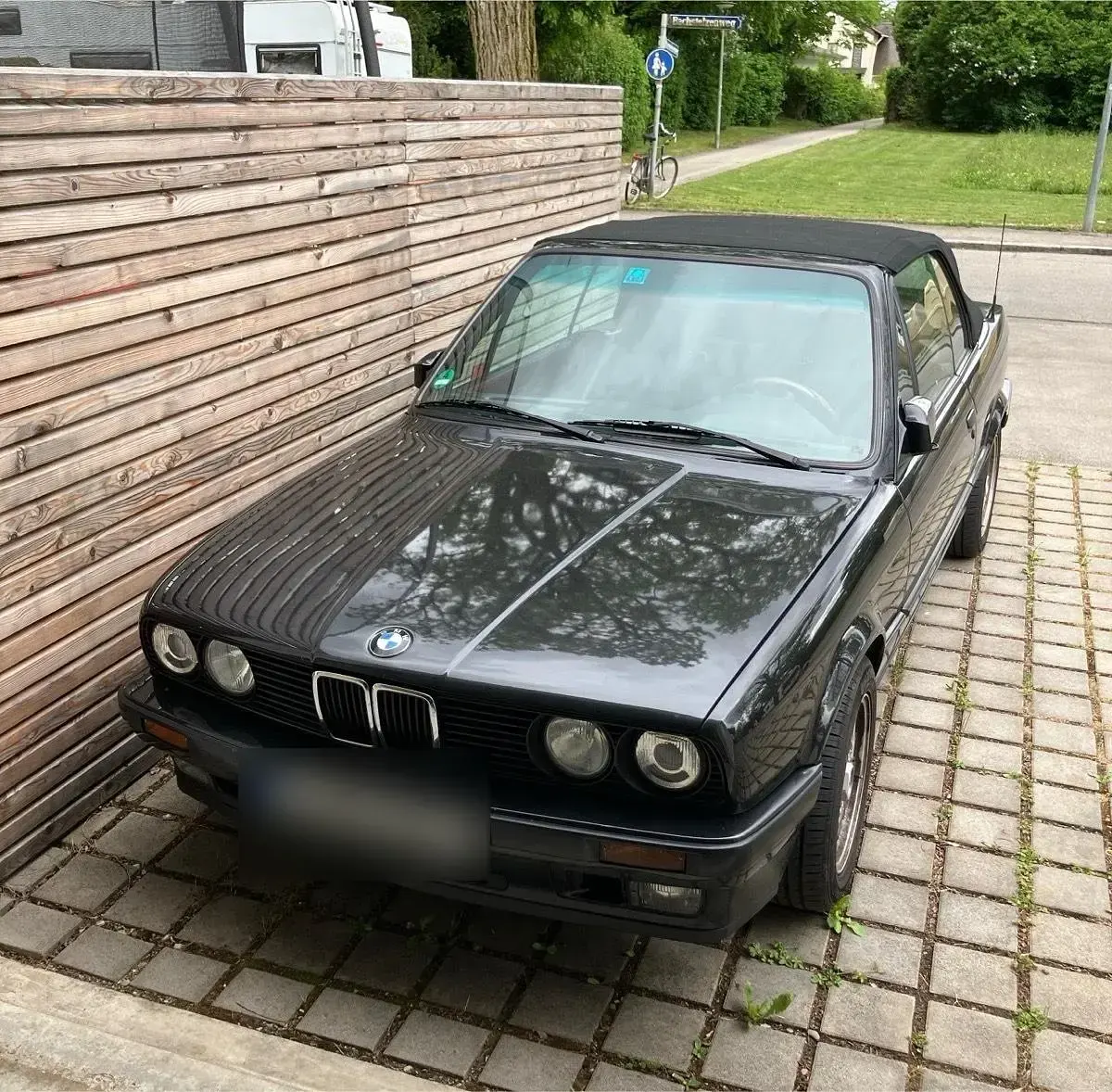 Gebraucht BMW 325 Cabriolet 170 PS (125 kW) 1991 Grau Cabrio