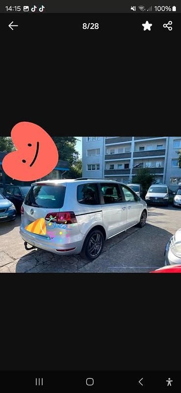 Gebraucht VW Sharan 116 PS (85 kW) 2017 Silber Van / Kleinbus