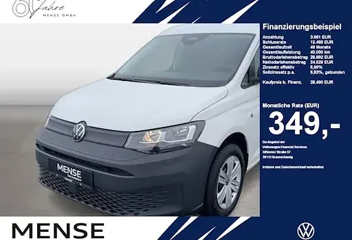 Neu VW Caddy 102 PS (75 kW) 2026 Weiß Van / Kleinbus