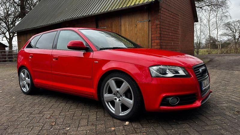 Gebraucht Audi A3 S-Line 160 PS (117 kW) 2009 Rot Kleinwagen