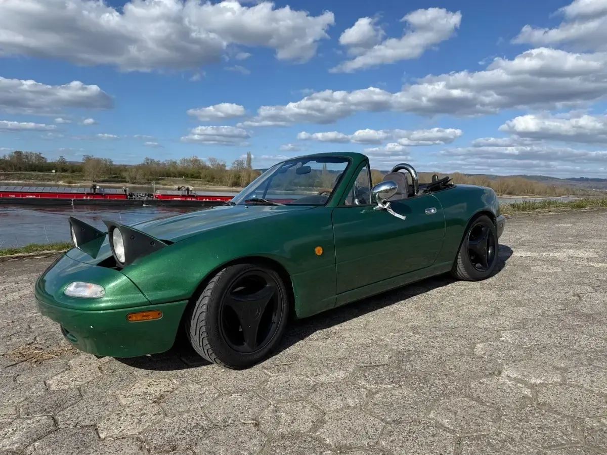 Gebraucht Mazda MX5 116 PS (85 kW) 1993 Grün Cabrio